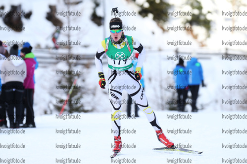 17.12.2017, xkvx, Wintersport, Alpencup - DSV Biathlon Deutschlandpokal v.l. BAUMANN Florian