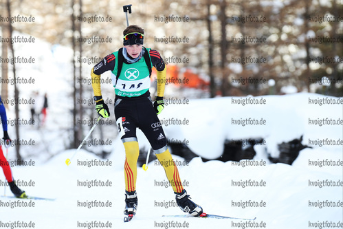 17.12.2017, xkvx, Wintersport, Alpencup - DSV Biathlon Deutschlandpokal v.l. LOEW Janik