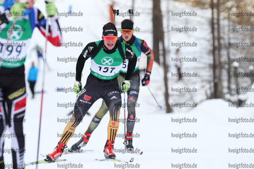 17.12.2017, xkvx, Wintersport, Alpencup - DSV Biathlon Deutschlandpokal v.l. RUDOLPH Hendrik