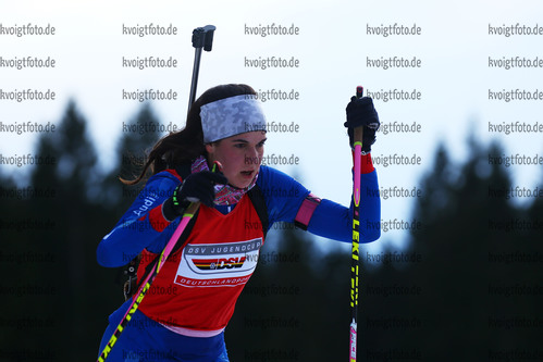 07.01.2018, xkvx, Wintersport, DSV Biathlon Deutschlandpokal - Notschrei, Verfolgung v.l. RATHKE Laura