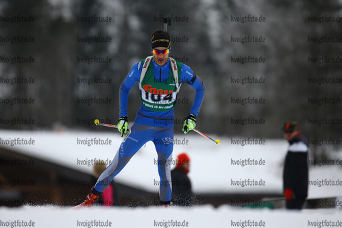 14.01.2018, xkvx, Wintersport, Alpencup - DSV Biathlon Deutschlandpokal - Hochfilzen, Sprint v.l. HOHEISEL Marc