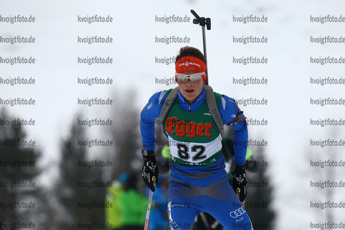 14.01.2018, xkvx, Wintersport, Alpencup - DSV Biathlon Deutschlandpokal - Hochfilzen, Sprint v.l. SCHWEINBERG Markus