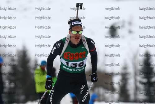14.01.2018, xkvx, Wintersport, Alpencup - DSV Biathlon Deutschlandpokal - Hochfilzen, Sprint v.l. BOVISI Sandro