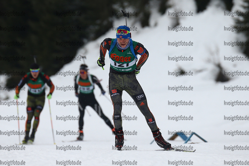 14.01.2018, xkvx, Wintersport, Alpencup - DSV Biathlon Deutschlandpokal - Hochfilzen, Sprint v.l. WOLTER Tim