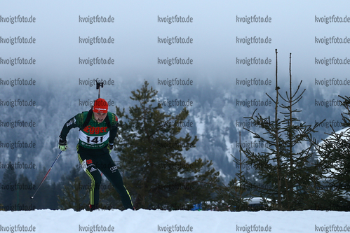14.01.2018, xkvx, Wintersport, Alpencup - DSV Biathlon Deutschlandpokal - Hochfilzen, Sprint v.l. LOHSCHMIDT Sven