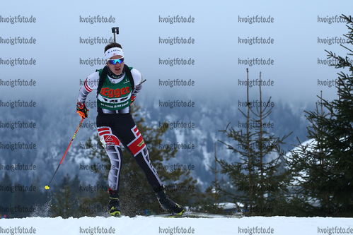 14.01.2018, xkvx, Wintersport, Alpencup - DSV Biathlon Deutschlandpokal - Hochfilzen, Sprint v.l. TRIEB Michael