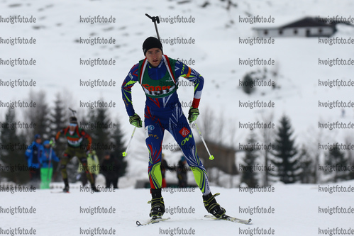 14.01.2018, xkvx, Wintersport, Alpencup - DSV Biathlon Deutschlandpokal - Hochfilzen, Sprint v.l. BRYN Patryk