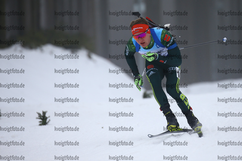 26.01.2018, xkvx, Wintersport, Biathlon IBU Junior Cup - Nove Mesto Na Morave, Sprint v.l. GROTIAN Tim