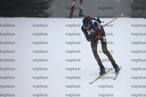 26.01.2018, xkvx, Wintersport, Biathlon IBU Junior Cup - Nove Mesto Na Morave, Sprint v.l. LIPOWITZ Philipp
