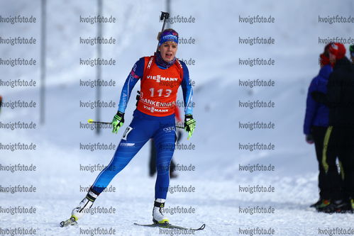 03.02.2018, xkvx, Wintersport, Alpencup - DSV Biathlon Deutschlandpokal - Oberhof, Sprint v.l. ARTINGER Linda