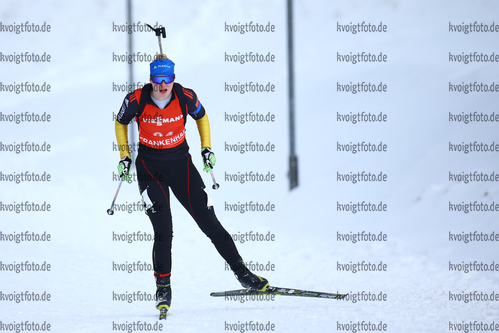 03.02.2018, xkvx, Wintersport, Alpencup - DSV Biathlon Deutschlandpokal - Oberhof, Sprint v.l. HERKLOTZ Marie