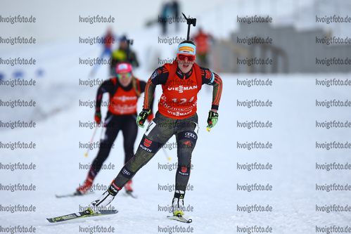 03.02.2018, xkvx, Wintersport, Alpencup - DSV Biathlon Deutschlandpokal - Oberhof, Sprint v.l. JESSE Stephanie
