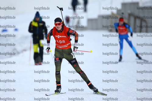 03.02.2018, xkvx, Wintersport, Alpencup - DSV Biathlon Deutschlandpokal - Oberhof, Sprint v.l. RICHTER Anna-Maria