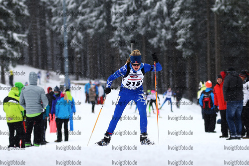 04.02.2018, xkvx, Wintersport, Alpencup - DSV Biathlon Deutschlandpokal - Oberhof, Sprint v.l. WINKLER Alexa