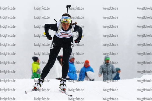 04.02.2018, xkvx, Wintersport, Alpencup - DSV Biathlon Deutschlandpokal - Oberhof, Sprint v.l. VOGLER Julia