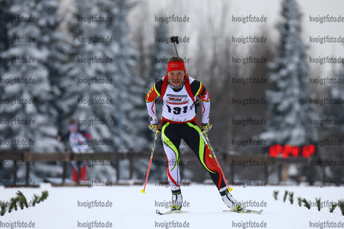 11.02.2018, xkvx, Wintersport, DSV Biathlon Deutschlandpokal - Altenberg, Verfolgung v.l. LANGE Nicola