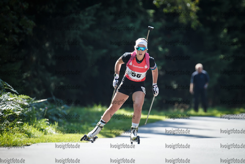 08.09.2018, xkvx, Biathlon, Deutsche Meisterschaften, Sprint , v.l. KALTENHAUSER Vroni