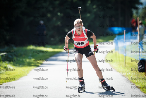 08.09.2018, xkvx, Biathlon, Deutsche Meisterschaften, Sprint , v.l. HILDEBRAND Franziska