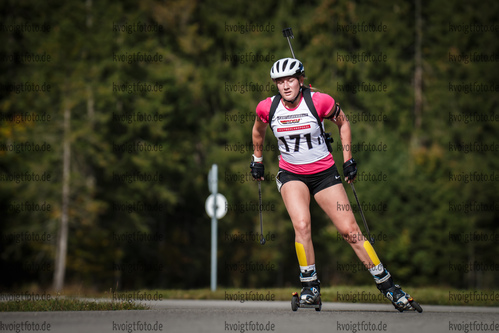 06.10.2018, xkvx, Biathlon, Deutschlandpokal, Sprint, v.l. SCHREIBER JeSSica