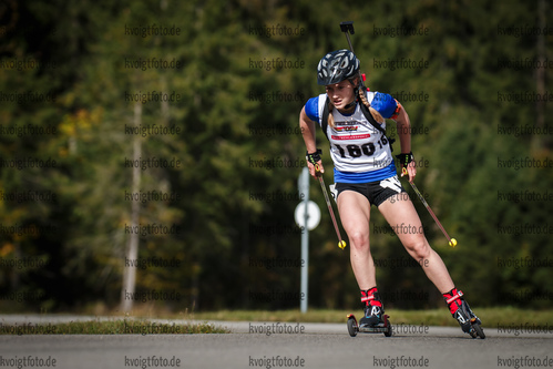 06.10.2018, xkvx, Biathlon, Deutschlandpokal, Sprint, v.l. MOELLER Hannah