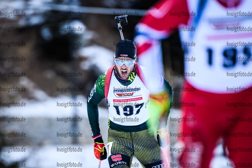 15.12.2018, xkvx, Biathlon, Deutschlandpokal Martell, Sprint, v.l. DONHAUSER Johannes