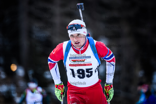 15.12.2018, xkvx, Biathlon, Deutschlandpokal Martell, Sprint, v.l. MUELLER Konstantin