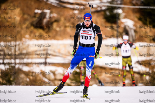 16.12.2018, xkvx, Biathlon, Deutschlandpokal Martell, Verfolgung, v.l. NIGGEMANN Christopher