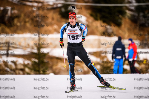 16.12.2018, xkvx, Biathlon, Deutschlandpokal Martell, Verfolgung, v.l. KAISER Simon