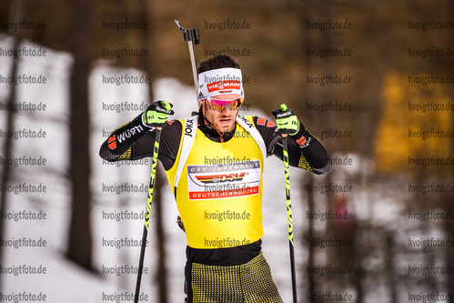 16.12.2018, xkvx, Biathlon, Deutschlandpokal Martell, Verfolgung, v.l. DORFER Matthias