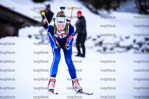 12.01.2019, xkvx, Biathlon, Deutschlandpokal Ridnaun, Einzel, v.l. STICHLING  Annika