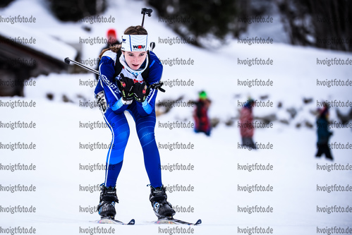 12.01.2019, xkvx, Biathlon, Deutschlandpokal Ridnaun, Einzel, v.l. HASLACH  Lena