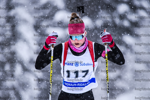 13.01.2019, xkvx, Biathlon, Deutschlandpokal Ridnaun, Sprint, v.l. SCHERNECK  Theresa