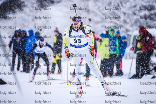 13.01.2019, xkvx, Biathlon, Deutschlandpokal Ridnaun, Sprint, v.l. GALLBRONNER  Charlotte