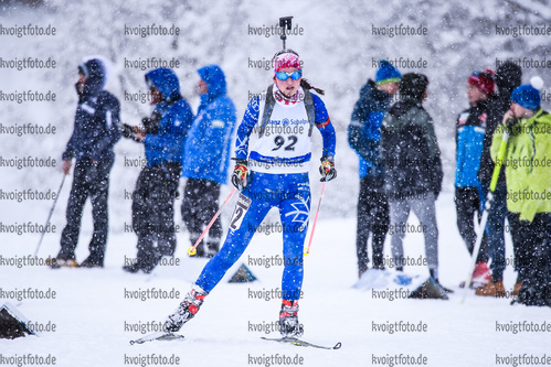 13.01.2019, xkvx, Biathlon, Deutschlandpokal Ridnaun, Sprint, v.l. MATATKO  Franziska