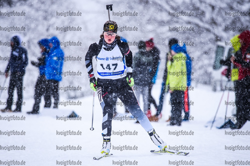 13.01.2019, xkvx, Biathlon, Deutschlandpokal Ridnaun, Sprint, v.l. HAIDER  Sophie