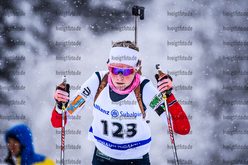 13.01.2019, xkvx, Biathlon, Deutschlandpokal Ridnaun, Sprint, v.l. KRAMER  Femke