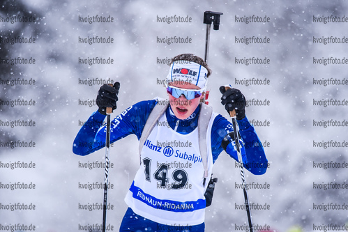13.01.2019, xkvx, Biathlon, Deutschlandpokal Ridnaun, Sprint, v.l. SCHLICKUM  Hannah