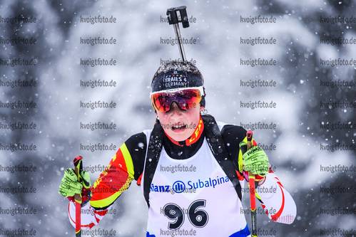 13.01.2019, xkvx, Biathlon, Deutschlandpokal Ridnaun, Sprint, v.l. KOHLER  Lisa