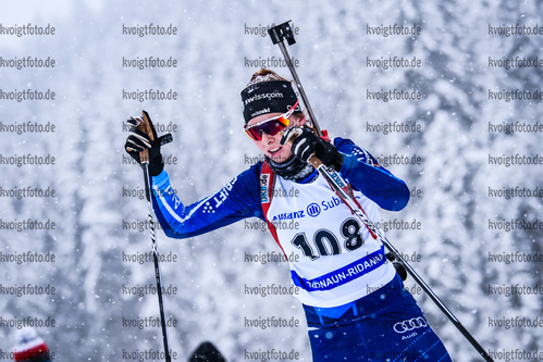 13.01.2019, xkvx, Biathlon, Deutschlandpokal Ridnaun, Sprint, v.l. PUFF  Johanna