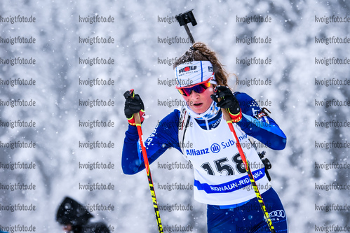 13.01.2019, xkvx, Biathlon, Deutschlandpokal Ridnaun, Sprint, v.l. FICHTNER  Marlene