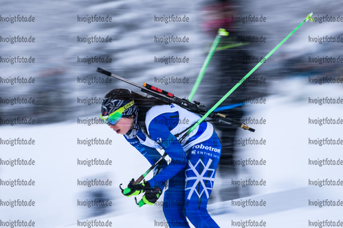 13.01.2019, xkvx, Biathlon, Deutschlandpokal Ridnaun, Sprint, v.l. THOMAS Luise