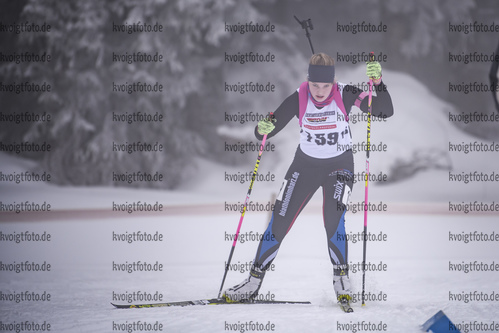 26.01.2019, xkvx, Biathlon, Deutschlandpokal Notschrei, Sprint, v.l. LEUNER Merle