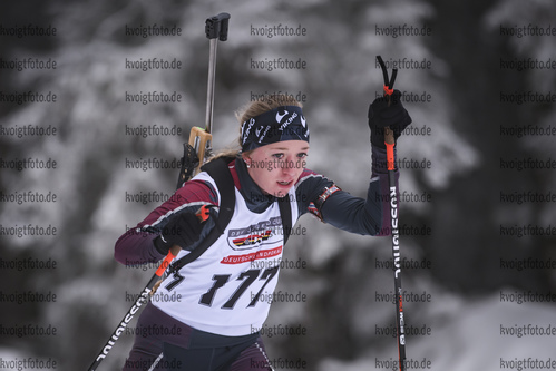 26.01.2019, xkvx, Biathlon, Deutschlandpokal Notschrei, Sprint, v.l. MUENZNER Jennifer