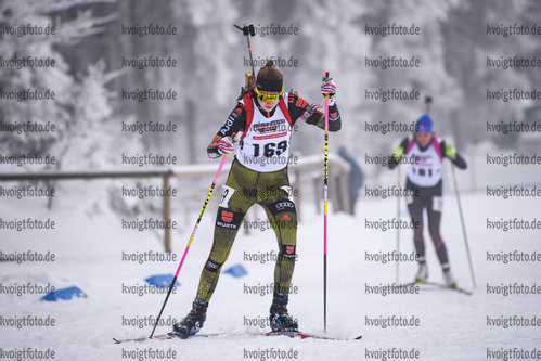 26.01.2019, xkvx, Biathlon, Deutschlandpokal Notschrei, Sprint, v.l. RICHTER Anna-Maria