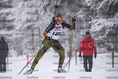 26.01.2019, xkvx, Biathlon, Deutschlandpokal Notschrei, Sprint, v.l. KLEIN Hannah