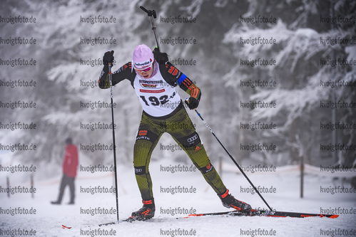 26.01.2019, xkvx, Biathlon, Deutschlandpokal Notschrei, Sprint, v.l. HENDEL Helene-Theresa