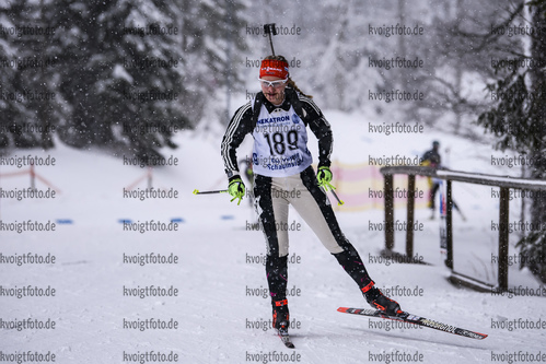 27.01.2019, xkvx, Biathlon, Deutschlandpokal Notschrei, Super Einzel, v.l. KNOLL Annika