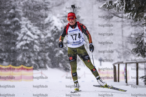 27.01.2019, xkvx, Biathlon, Deutschlandpokal Notschrei, Super Einzel, v.l. LANGE Nicola
