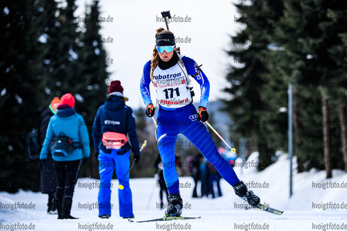 10.02.2019, xkvx, Biathlon, Deutschlandpokal Altenberg, Verfolgung, v.l. FICHTNER Marlene