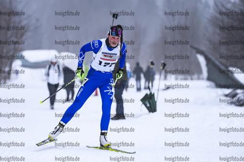22.02.2019, xkvx, Biathlon, Deutsche Jugendmeisterschaft Kaltenbrunn, Einzel, v.l. BORN Luise